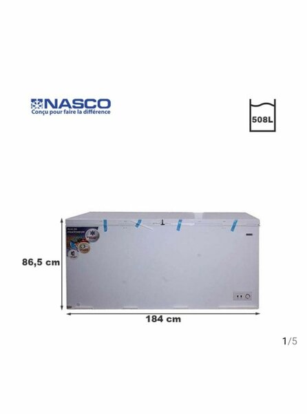 Congélateur NASCO 508L