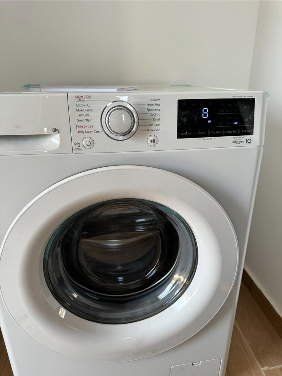 Lg 8kg front  washing machine