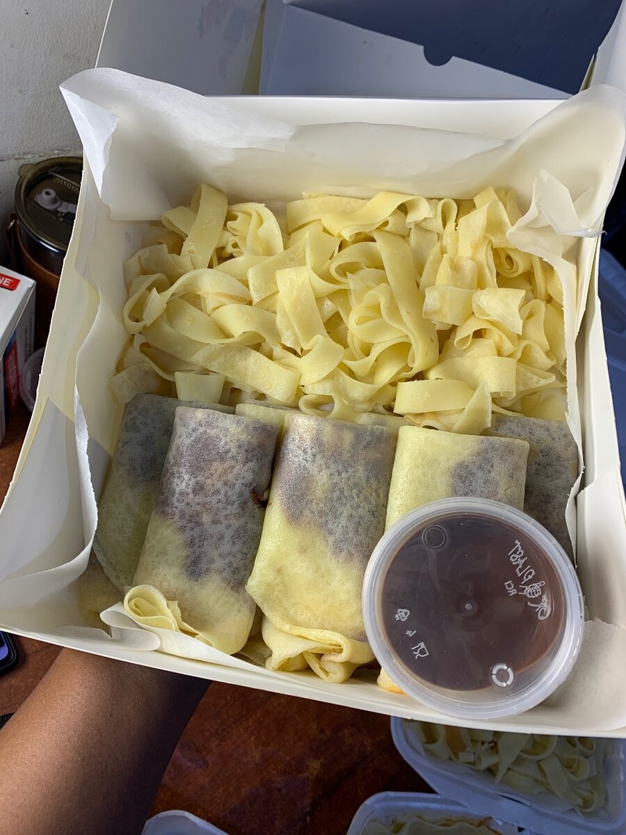 Crêpes fromage viande,nutella