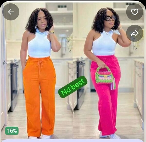 Pantalons colorés tendance