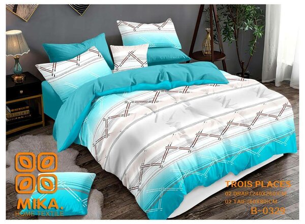 Parure de lit design géométrique