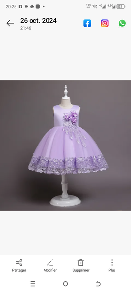 Robe de cérémonie enfant élégante