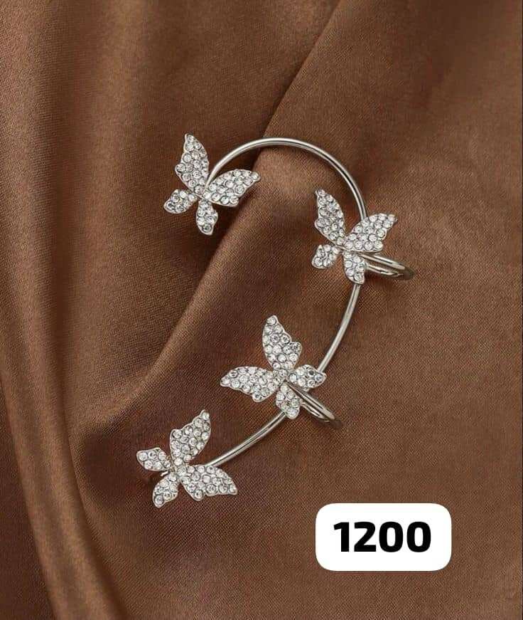 Cuff d'oreille papillon élégant
