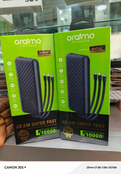 Oraimo Power Bank 22.5W 10000mAh