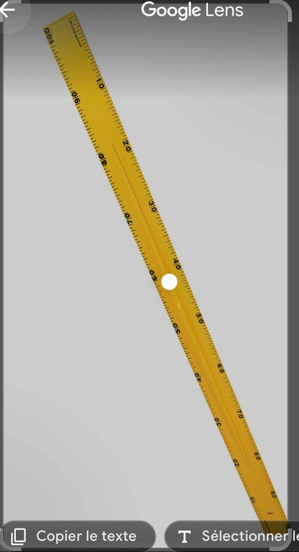 Règle pour géométrie