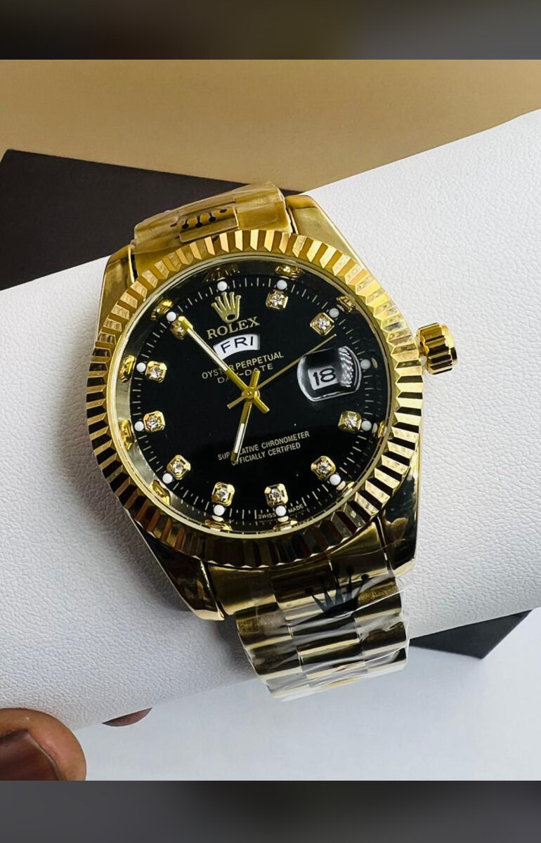 Montre Rolex en Or Luxueuse