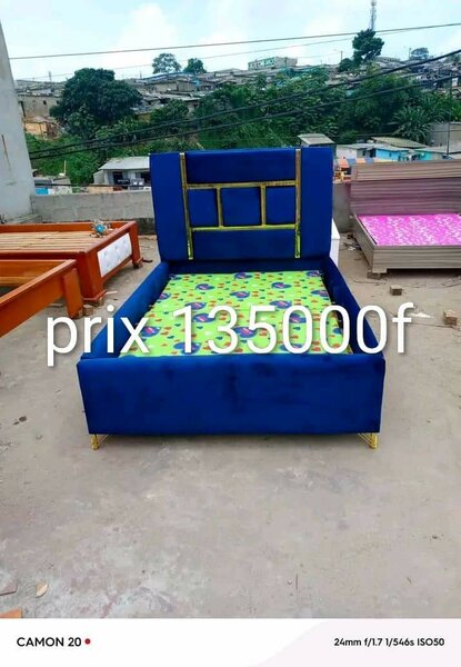 Lit Double Confortable Velours