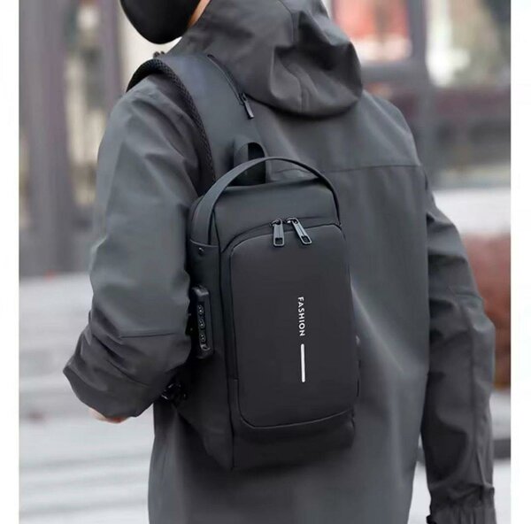 Sacoche à bandoulière antivols