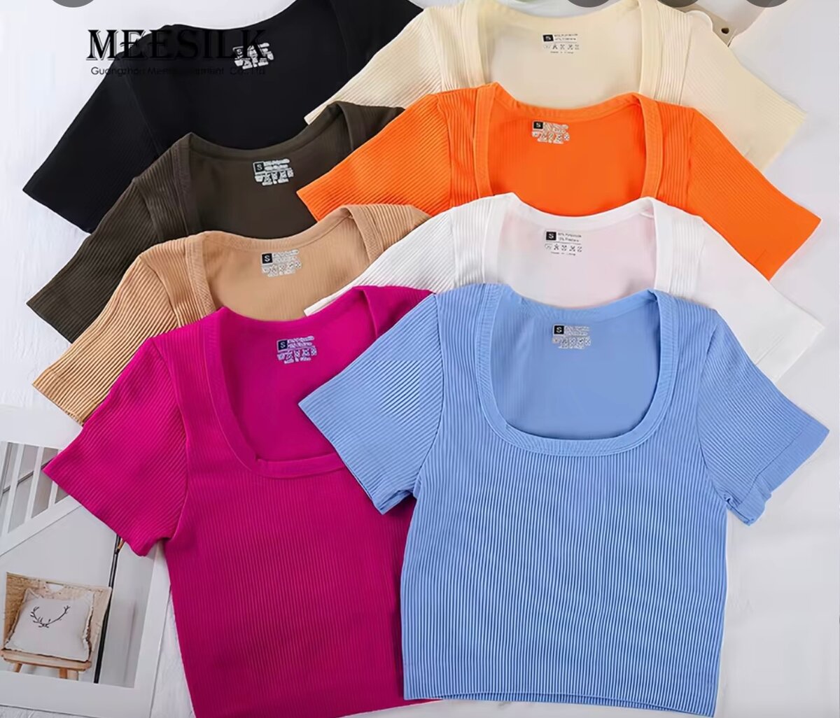 T-shirts courts colorés