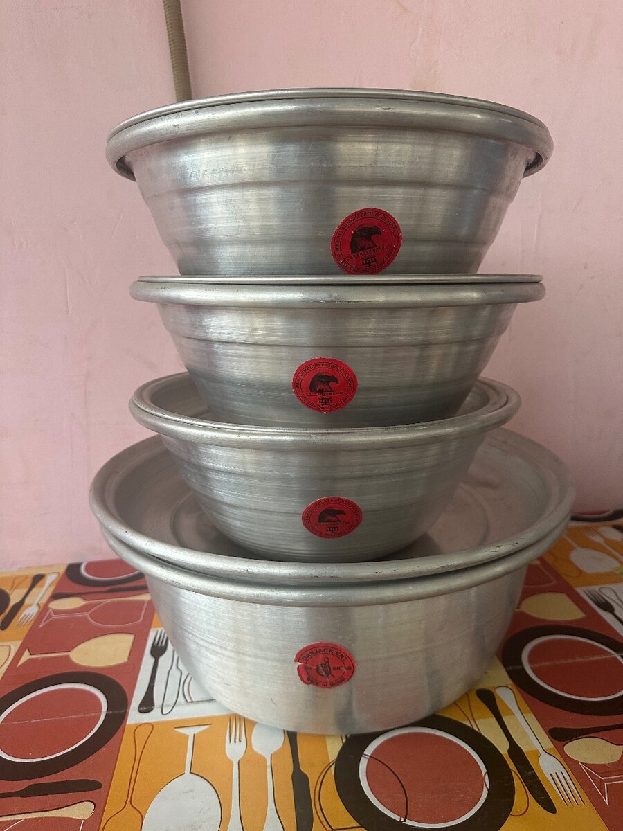 Bols aluminium avec couvercle