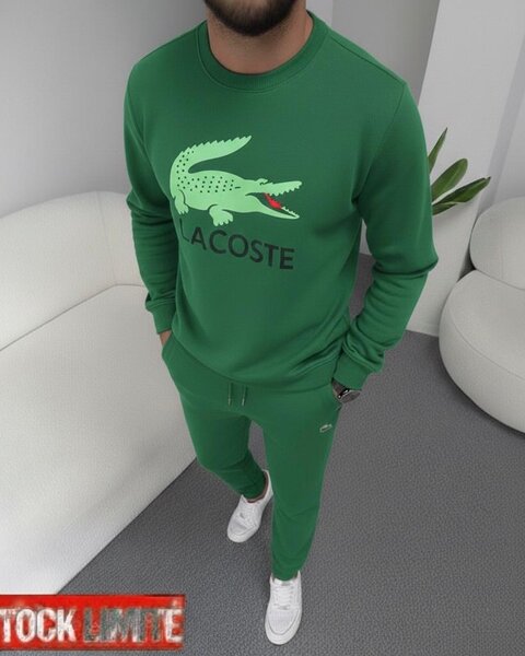 Survêtement vert Lacoste