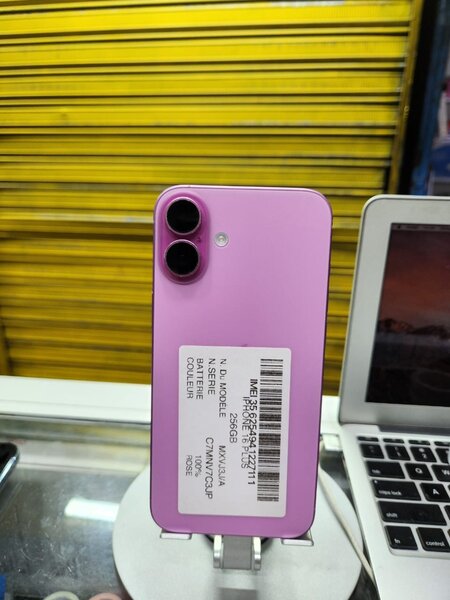 iPhone 16 plus 256go rose