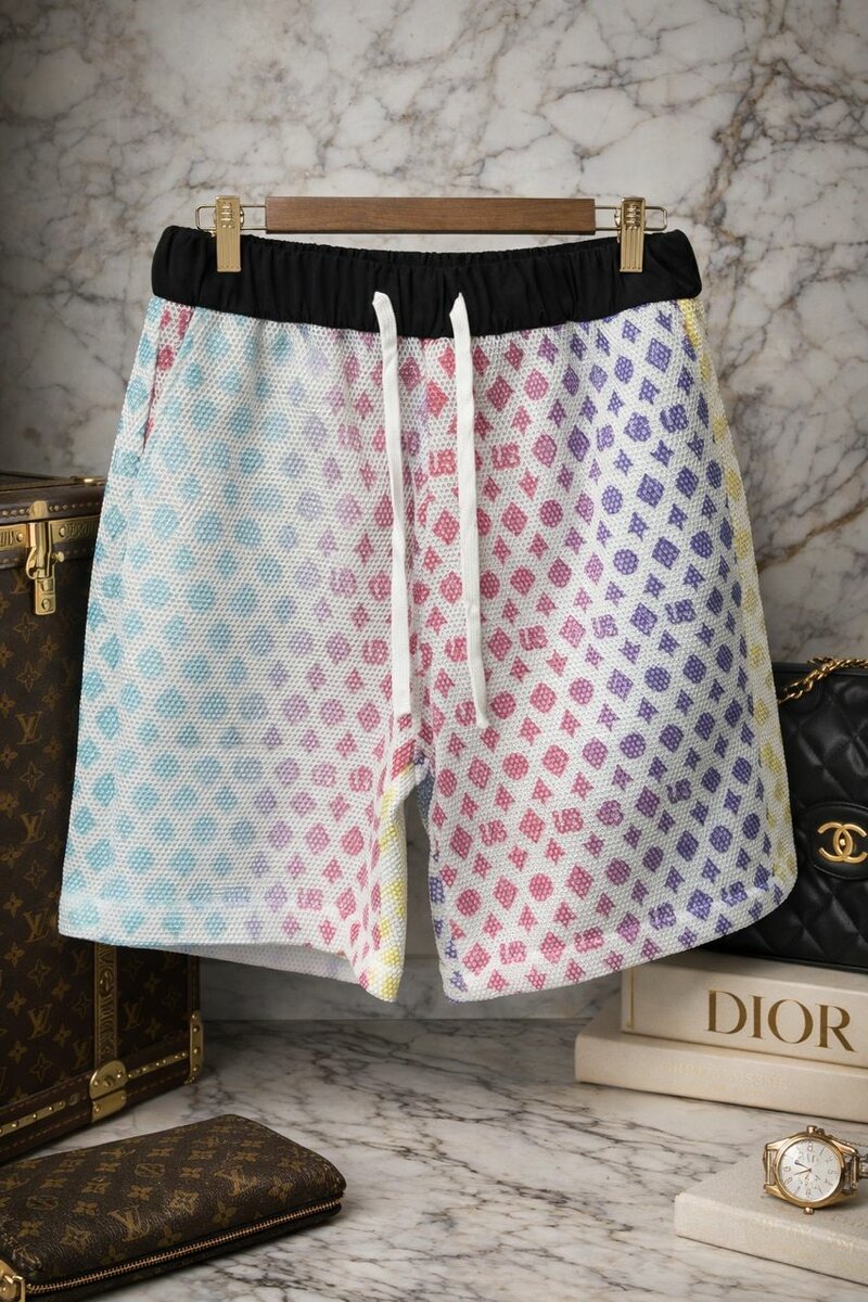 Shorts multicolores tendance