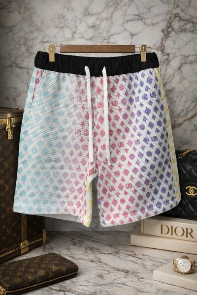 Shorts multicolores tendance