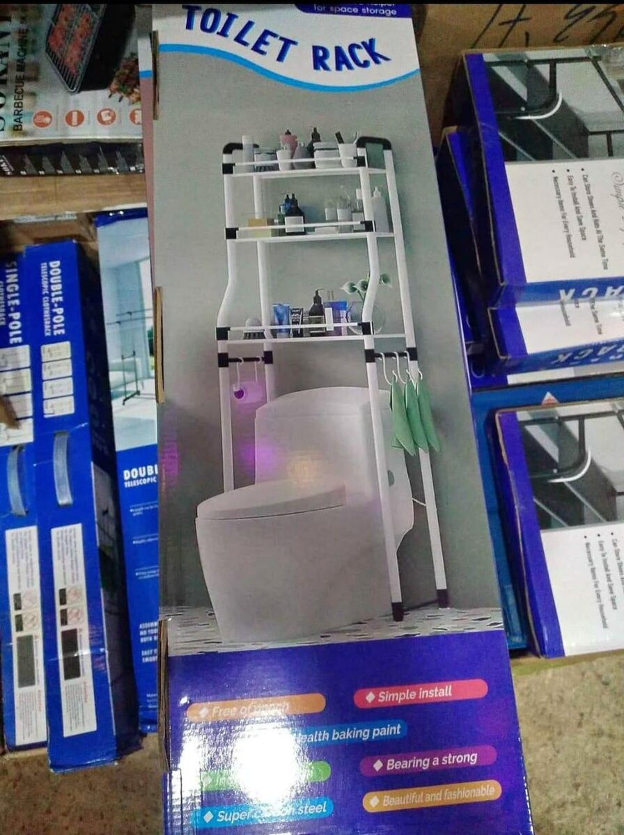 Étagère de Rangement pour Toilette