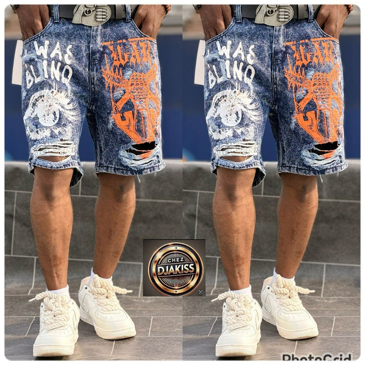 Shorts en jean tendance homme