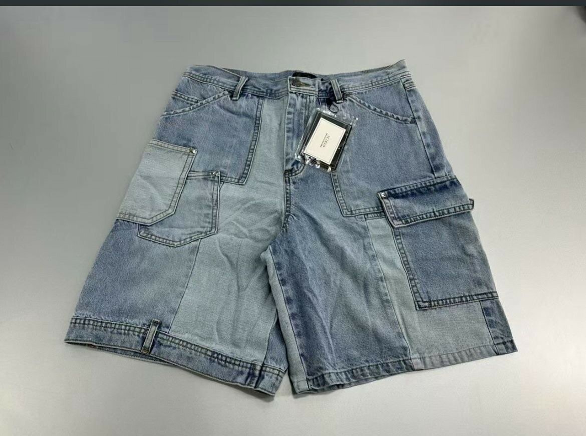 Shorts en Jean Style Patchwork