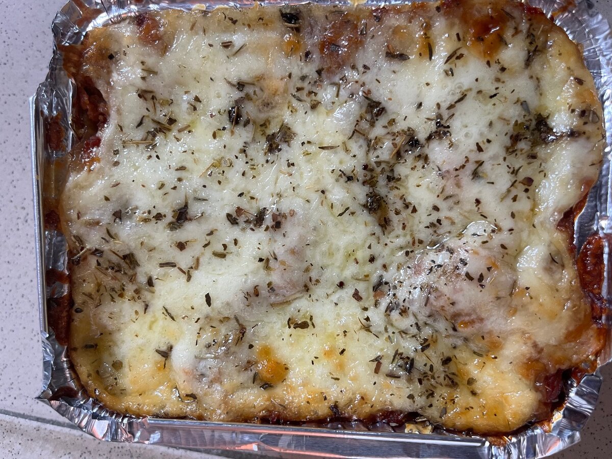 Lasagne maison gratinée