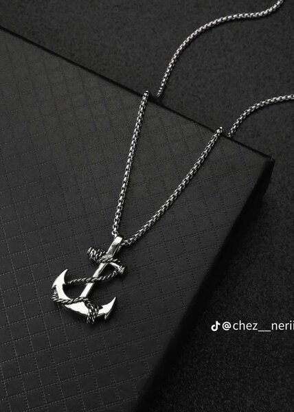 Collier Pendentif Acier