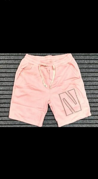 Shorts en coton rose