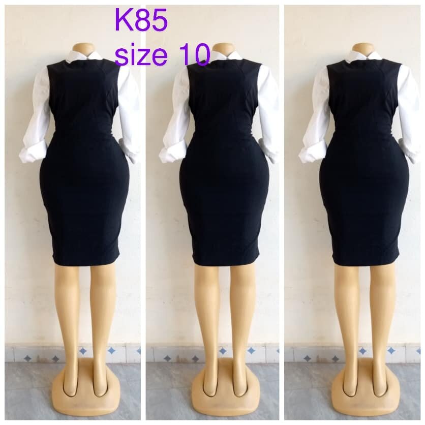 Sarafan black classic size 10