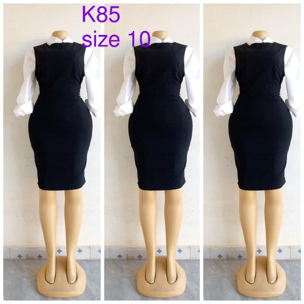 Sarafan black classic size 10