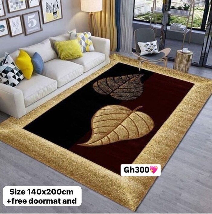 Beautiful and cozy carpet with print