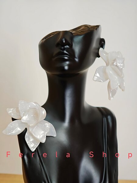 Boucles d'oreilles fleuries