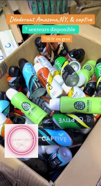 Déodorant Captive mixte