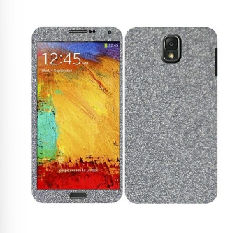 Samsung Galaxy Note 3 Silver Glitter Mobile Skin