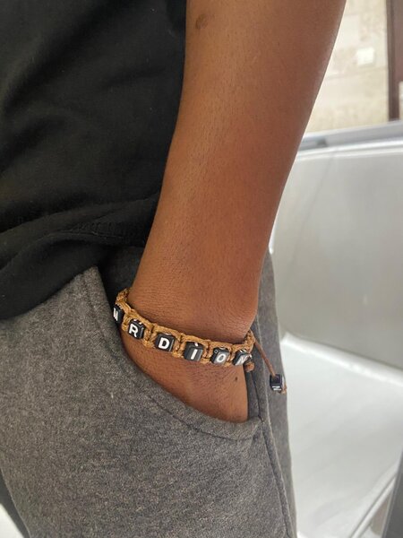 Bracelet en perles personnalisées