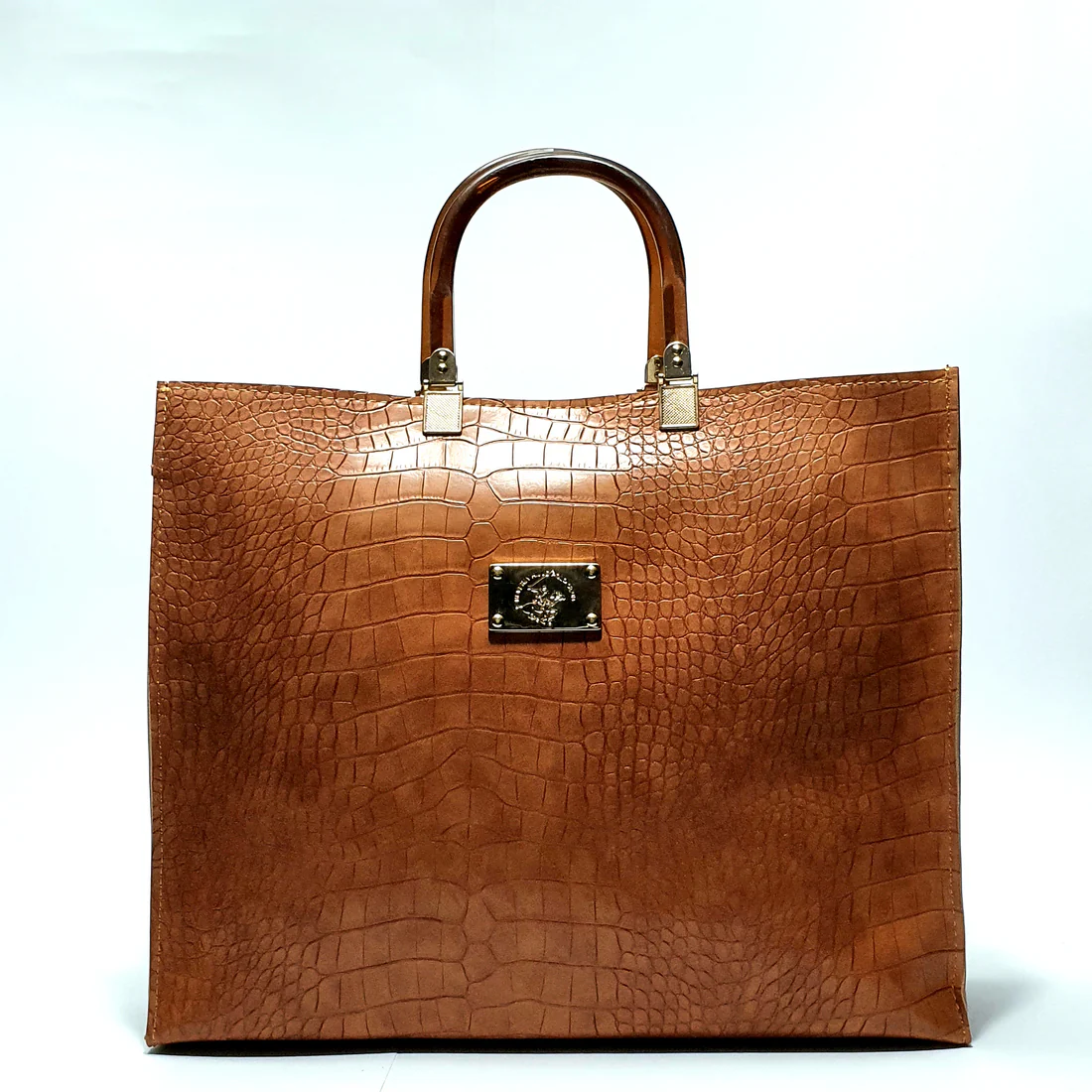 Luxury Croc-Embossed Leather