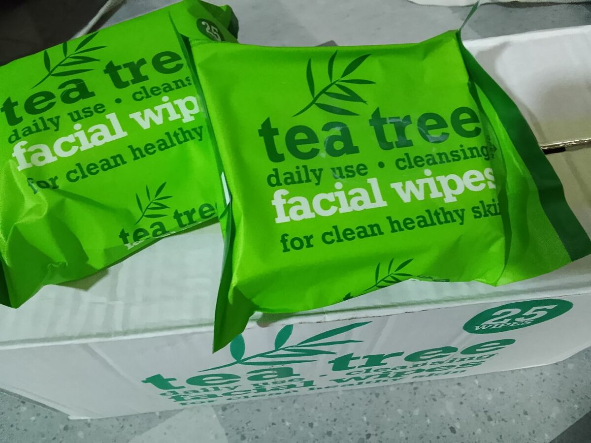 tea tree facial wipes