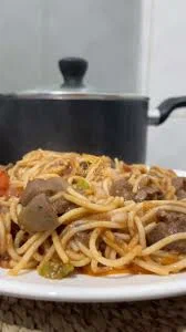 Spaghetti   blanc  Rognons