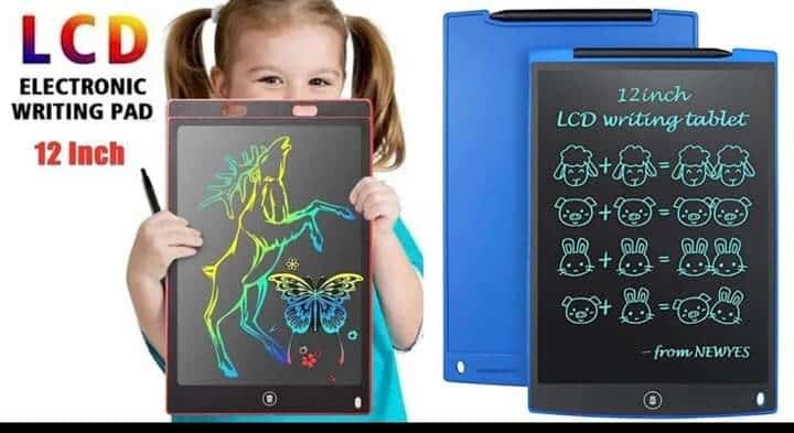 12" LCD Writing Pad/Tablet with Erase Button