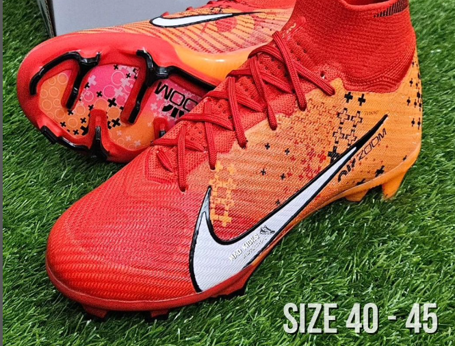 Nike MAD KICKS orange football boots 