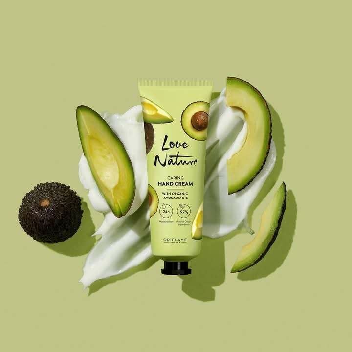 Love Nature Caring Hand Cream infused Avocado Oil