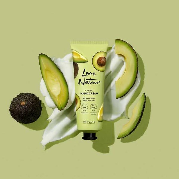 Love Nature Caring Hand Cream infused Avocado Oil