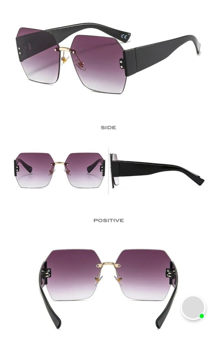 Lunettes de soleil carrées