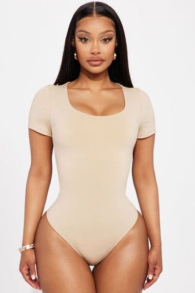Body beige moulant femme