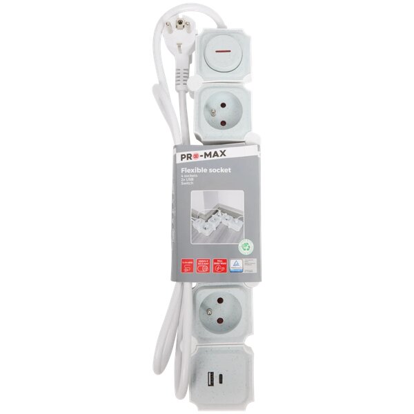 Multiprise flexible avec USB