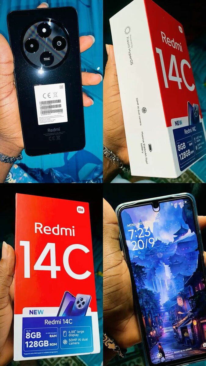 Smartphone Redmi 14C 8GB 128GB