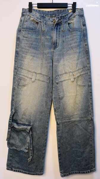 Jeans cargo décontracté homme