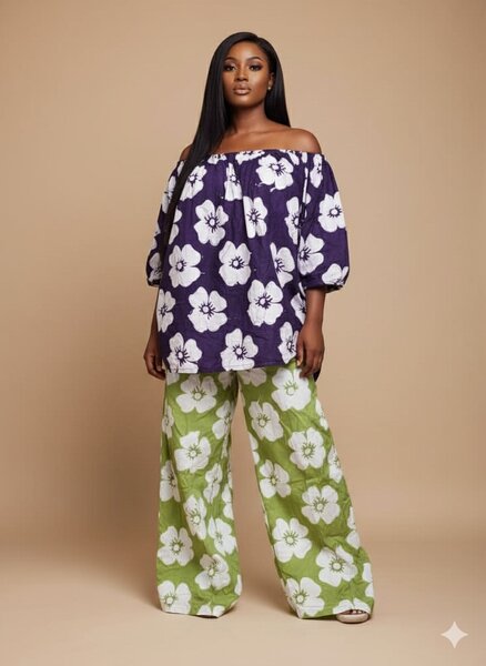 Ensemble femme imprimé floral