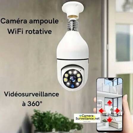 Caméra WiFi rotative 360°