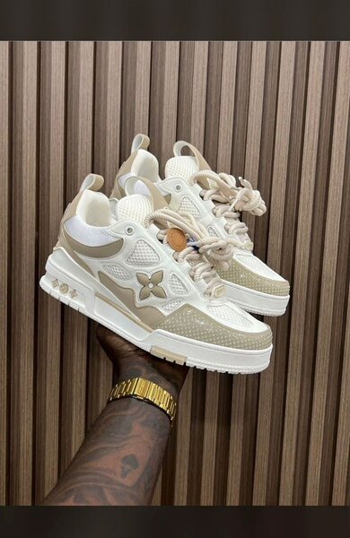 Sneakers modernes beige