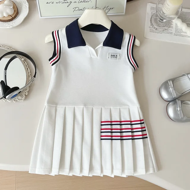 Robe chic et classe poir ptite fille 2-3-4 -5 ans