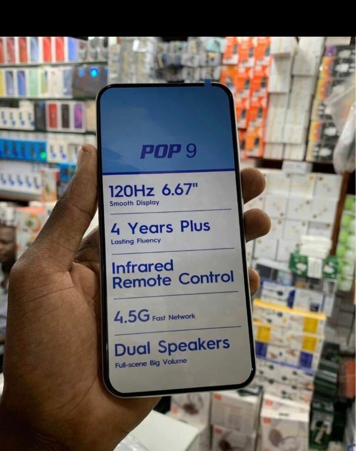 Téléphone Pop 9 5G