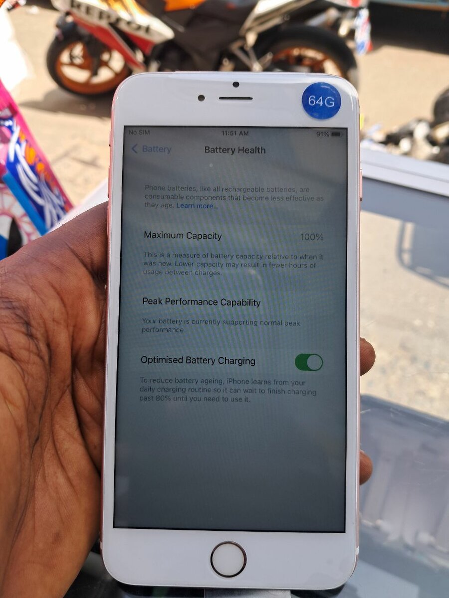 iPhone 6s Plus 64GB storage