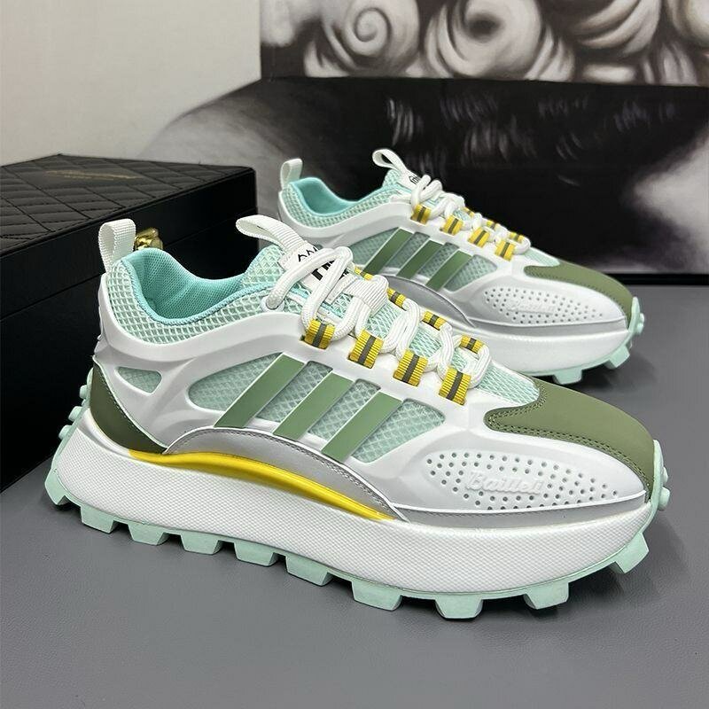 Chaussures de sport colorées homme